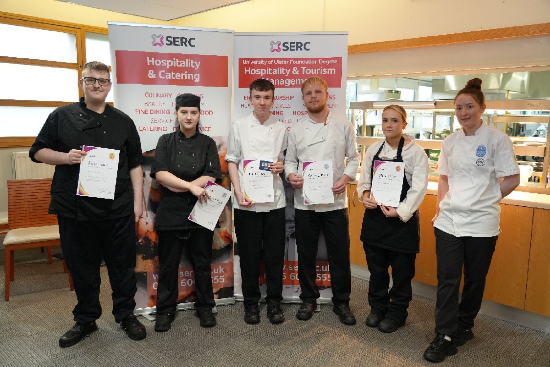 Picture of podium place students with student judge